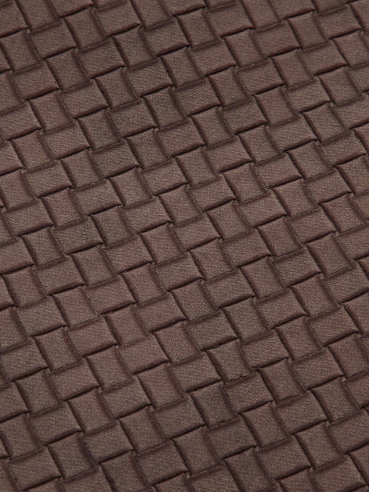 Faux Leather Woven-Patterned Pants