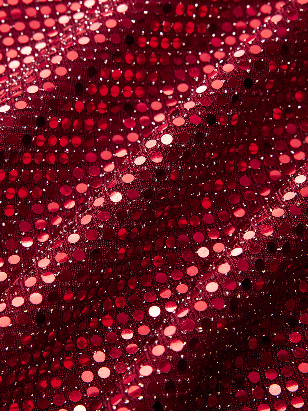 Sequin Ruched Sleeveless Top