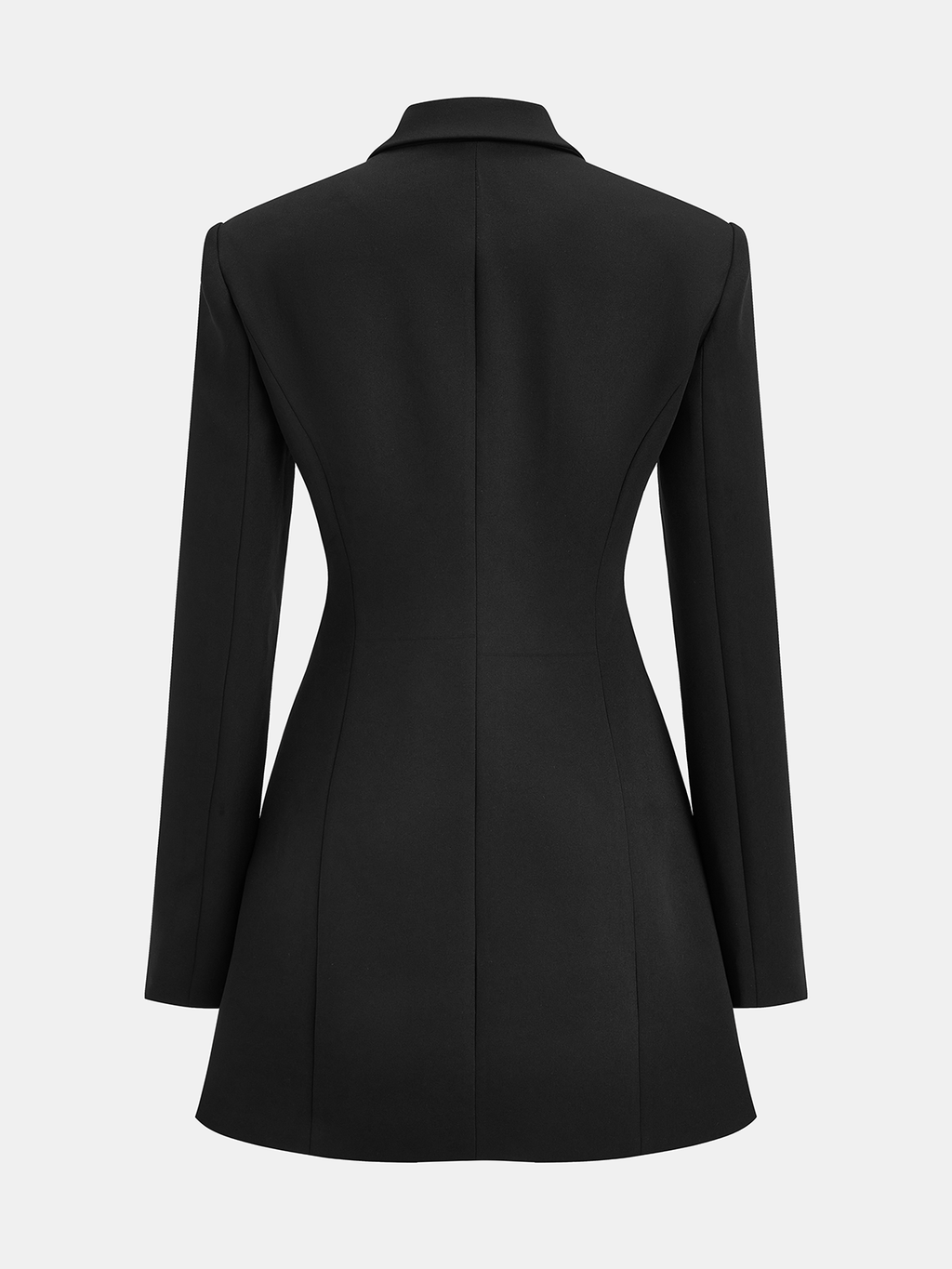 Blazer-Kleid mit Knopfleiste und Kragen