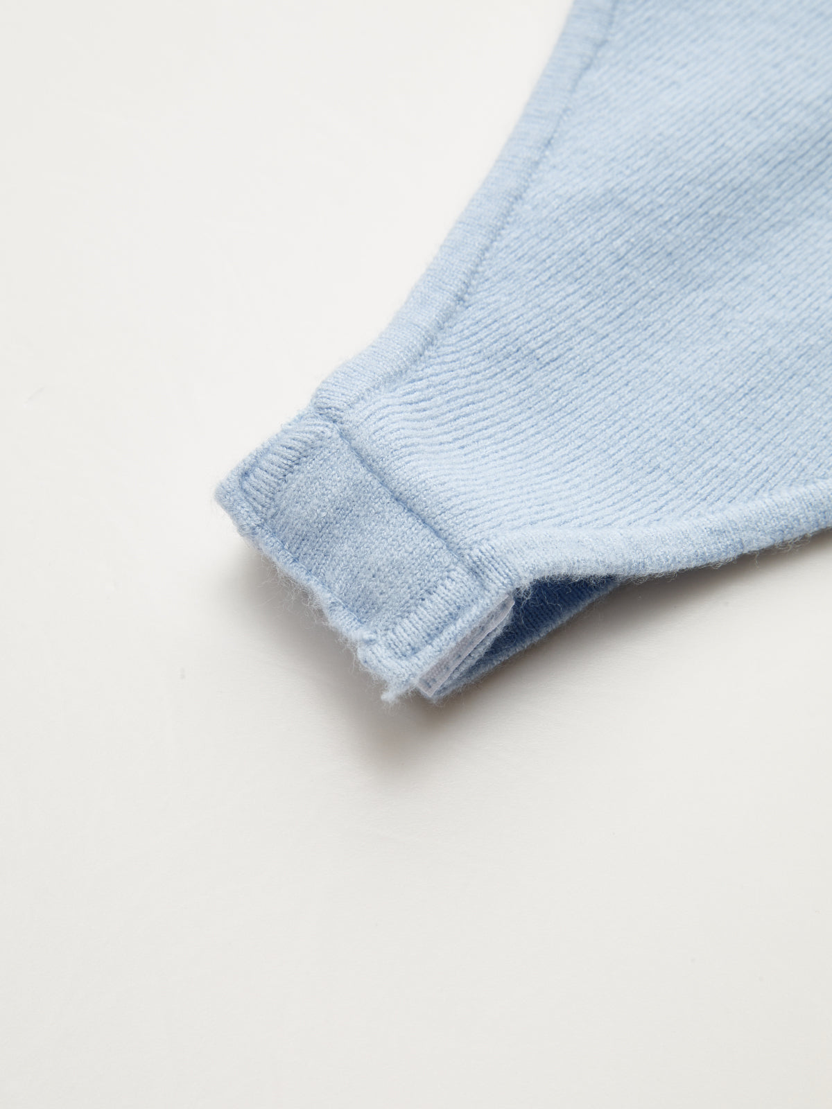Body en maille à col Henley et patte de boutonnage