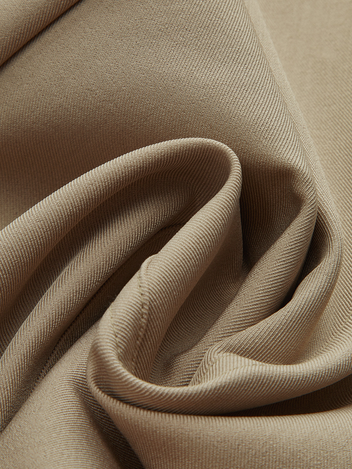 Pantalon large à détail de couture mi-taille