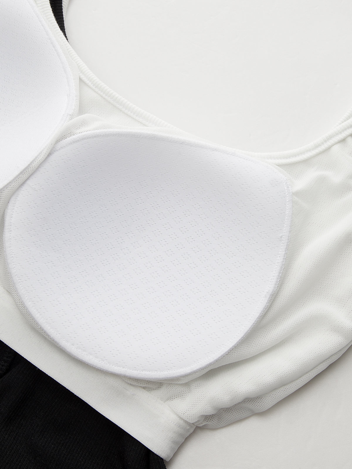 Bra-Free Contrast Trim Henley Cami Top
