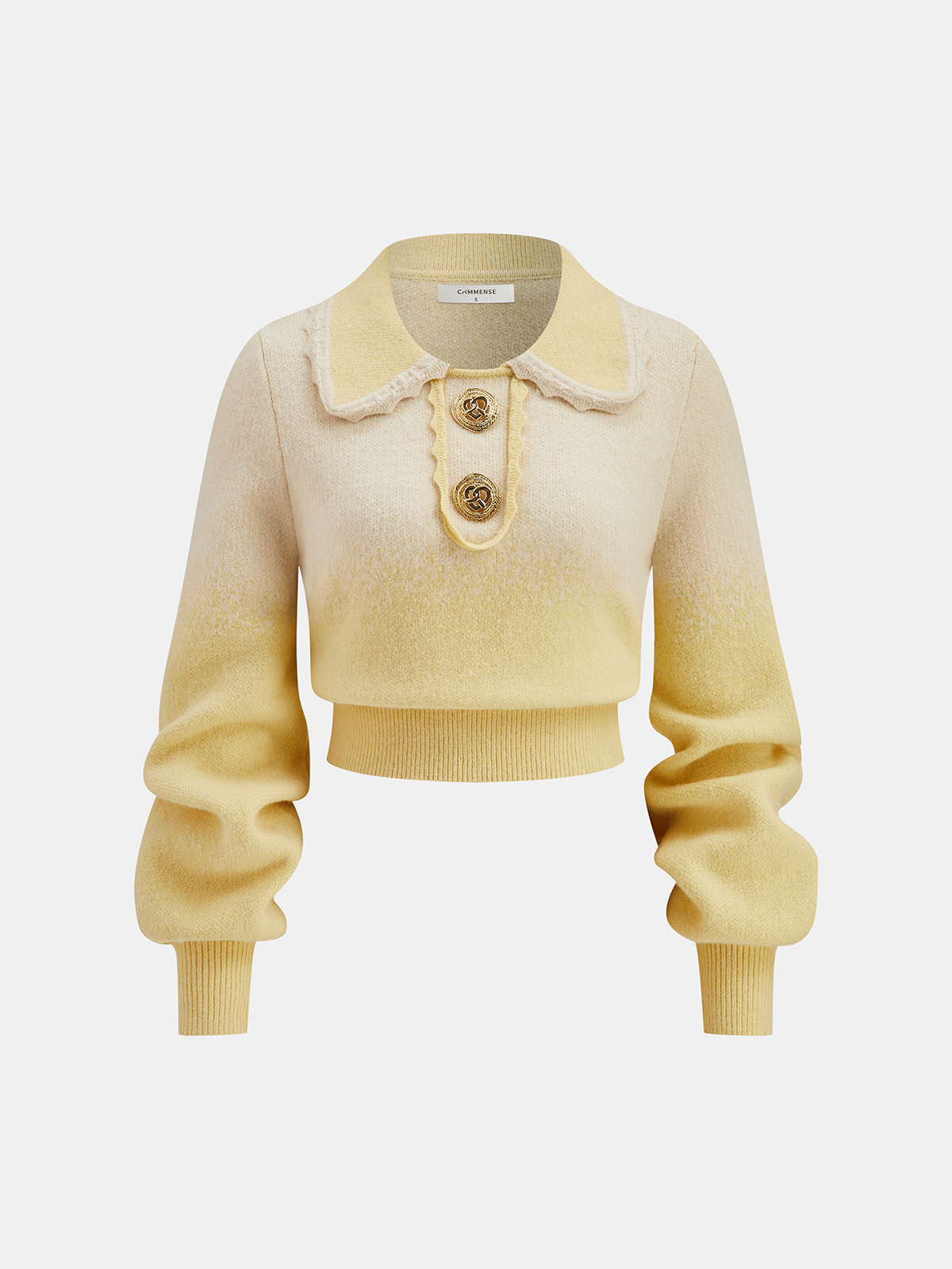 Ombre Knitted Top and Mini Skirt Set