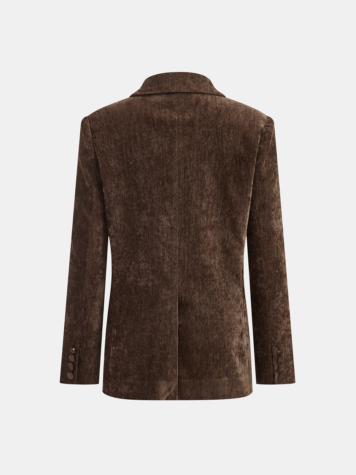 Double Breasted Velvet Blazer