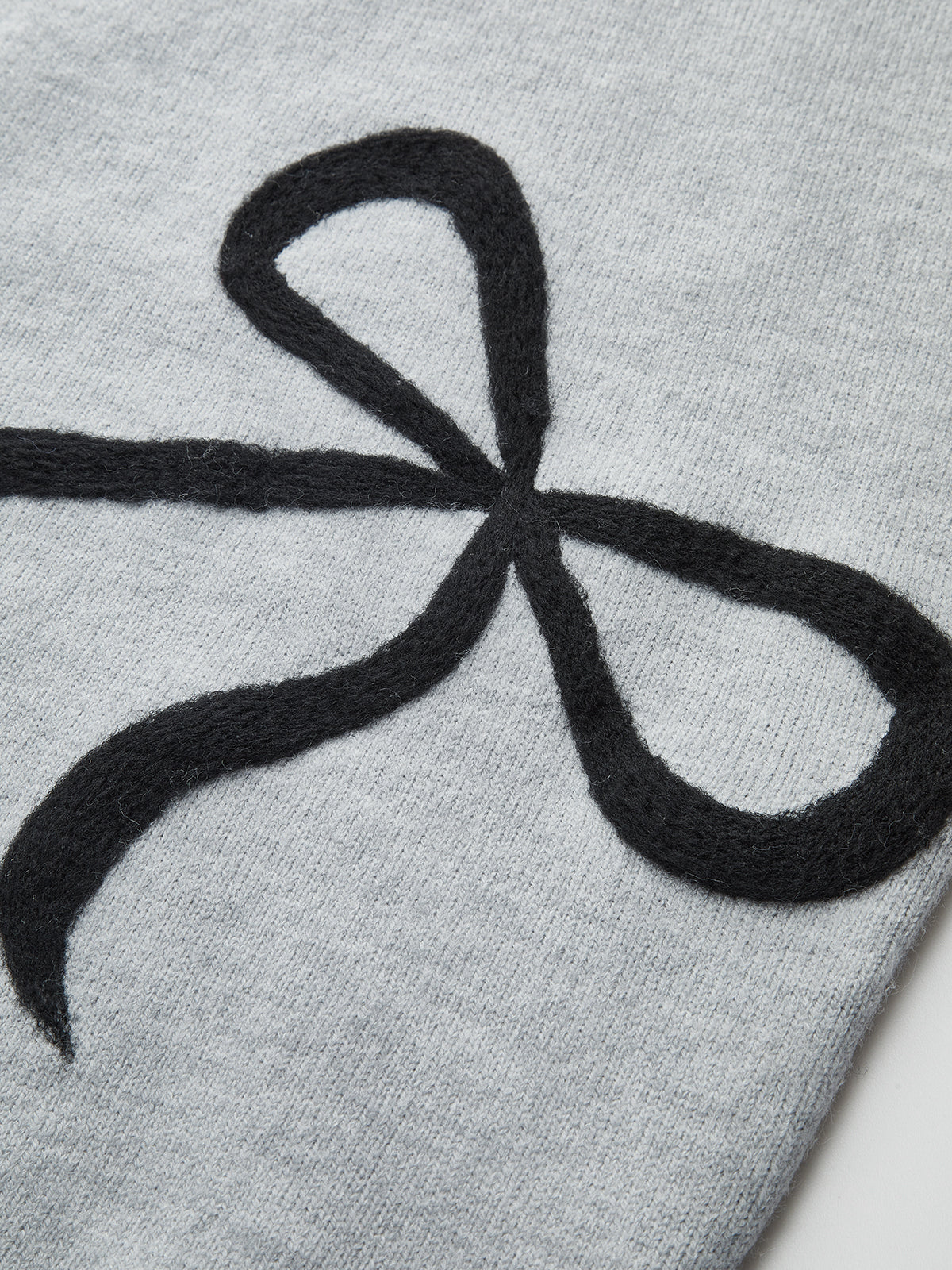 Bow Detail Cap Sleeve Knitted Vest