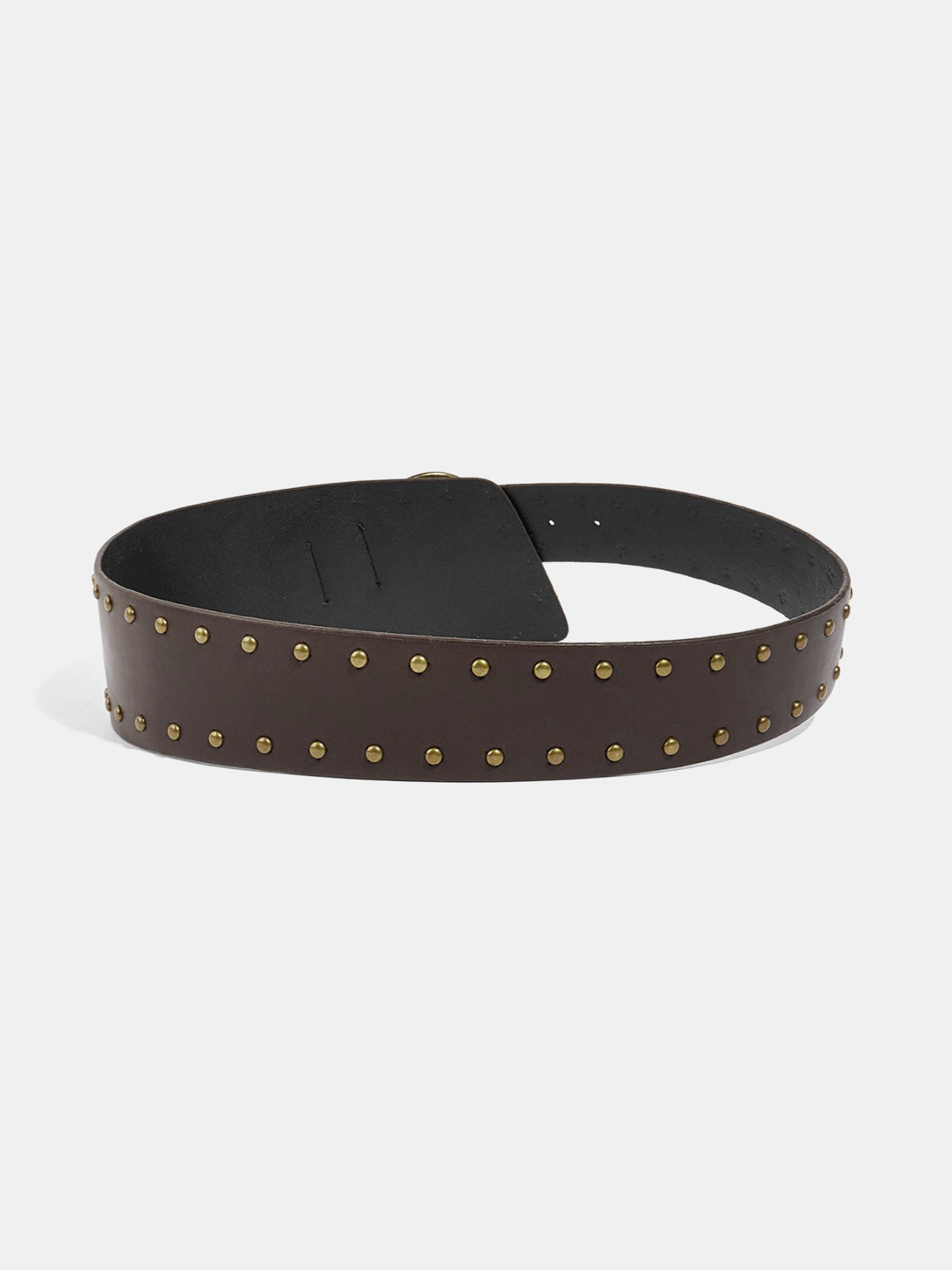 Ceinture cloutée en cuir PU