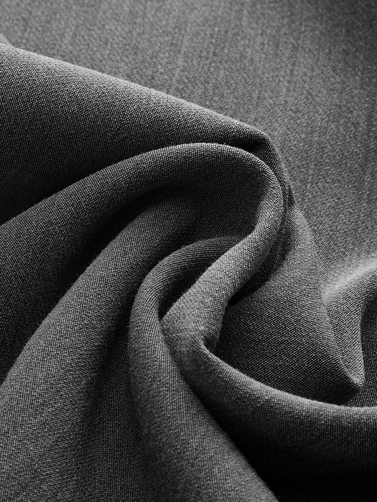 Faux Leather Paneled Slit Midi Skirt