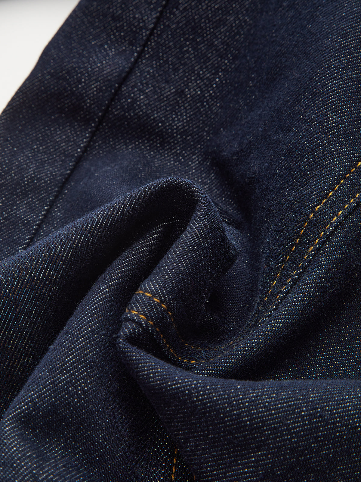 Horsebit Detail Denim Mid-Waist Jeans