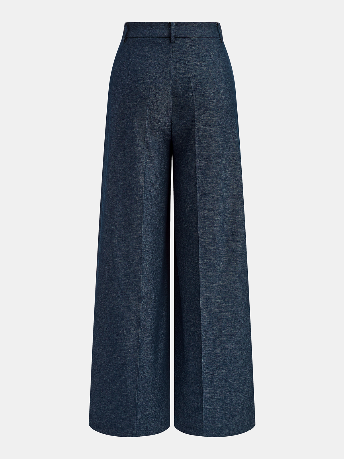 Asymmetric Wrap Wide-Leg Pants