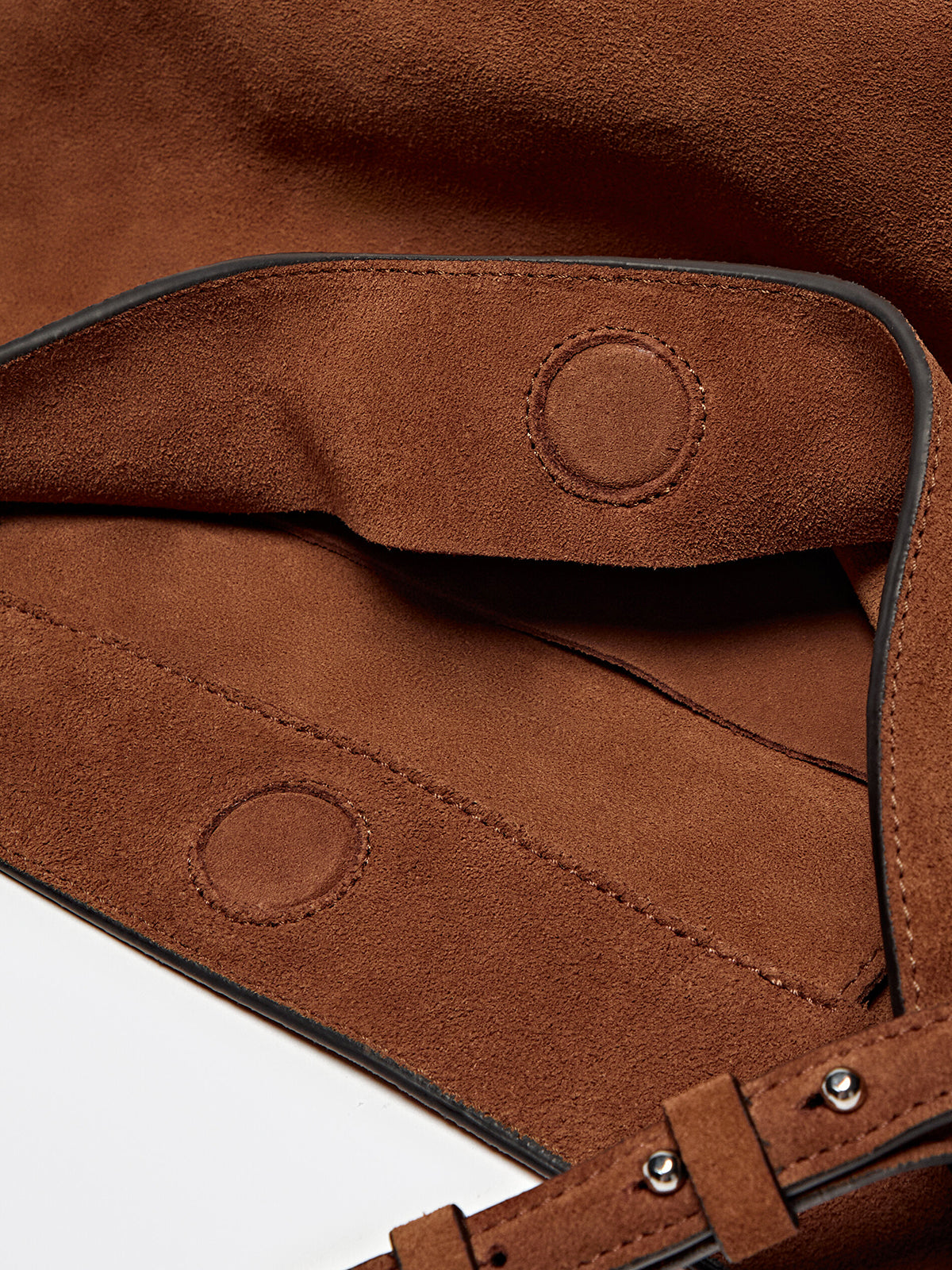 Faux Suede Slouchy Hobo Bag