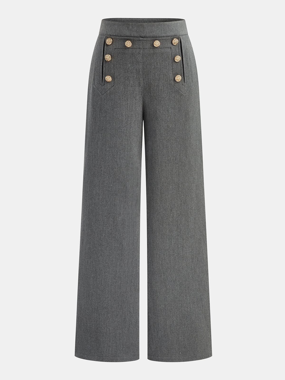 Weite Hose mit Metalldetail
