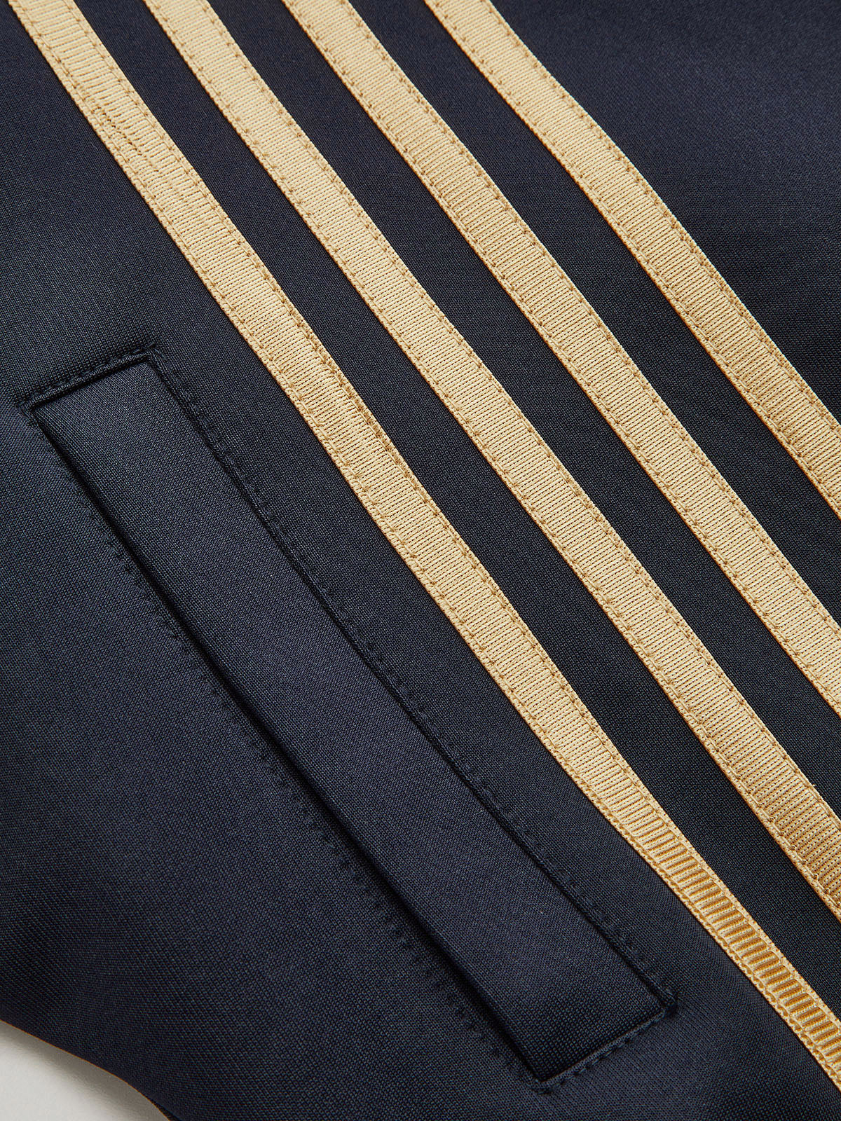 Quadruple Stripe Cropped Sweatshirt