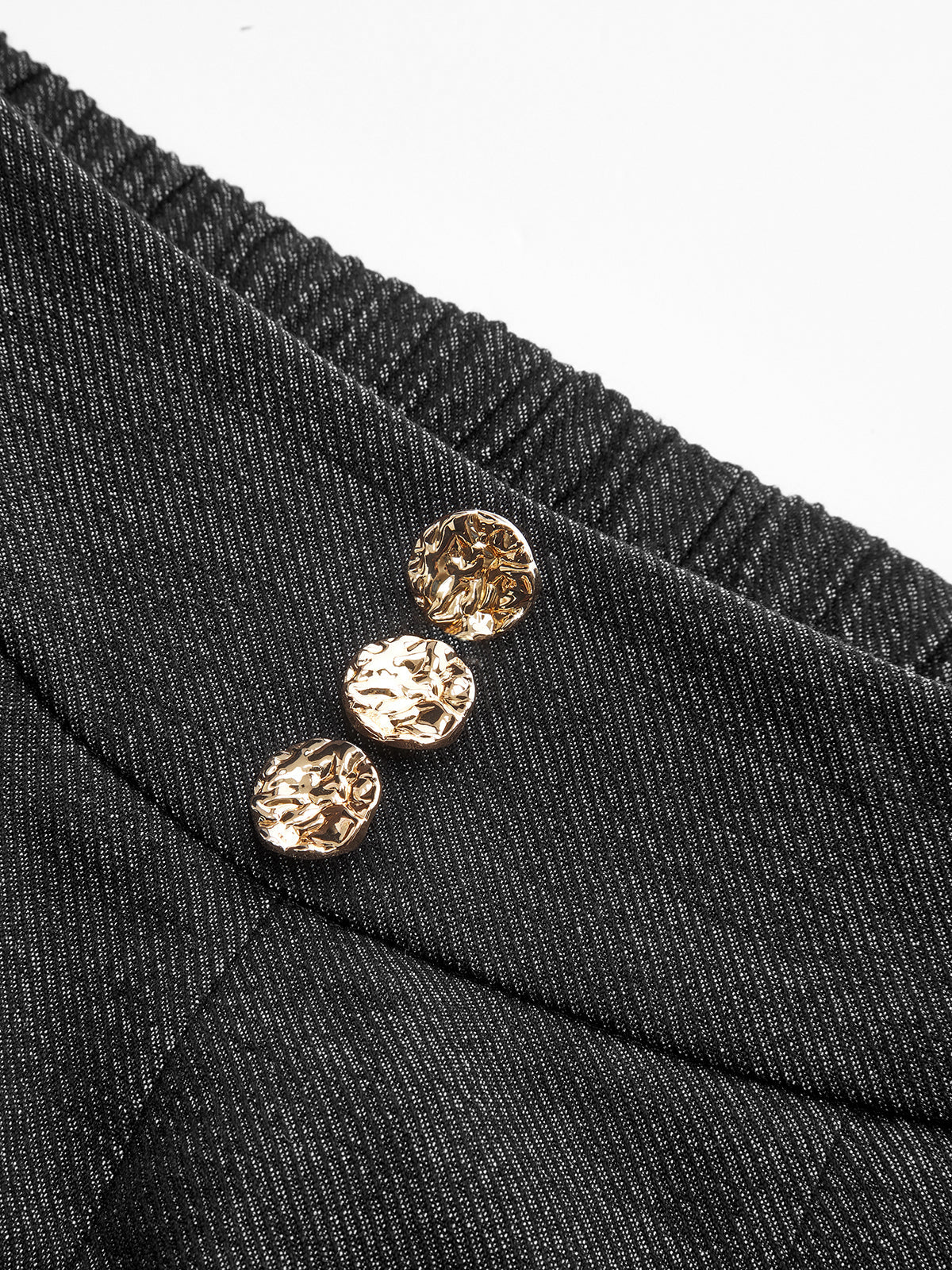 Pantalon large taille haute élastiqué