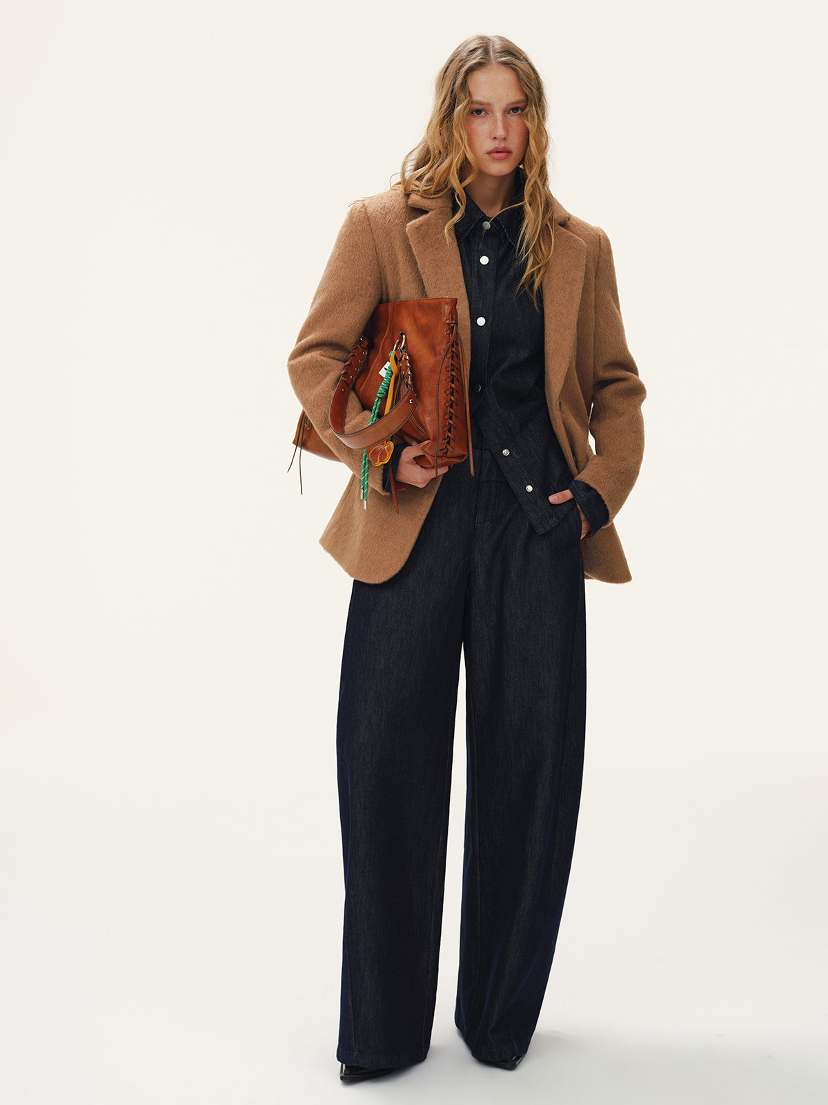 Blazer cintré en tweed