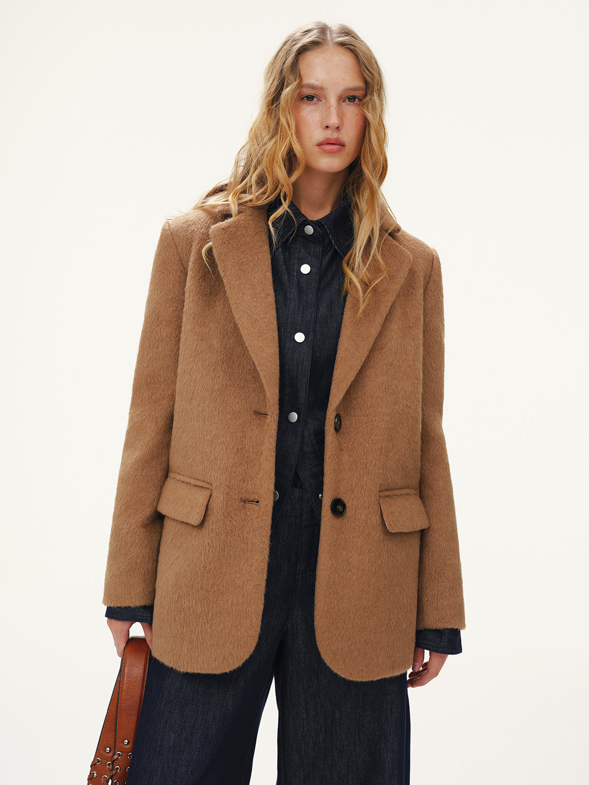 Blazer cintré en tweed