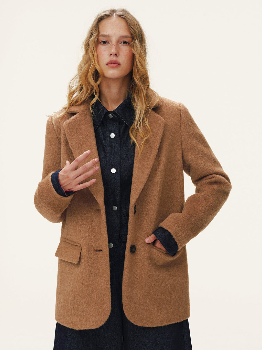 Blazer cintré en tweed