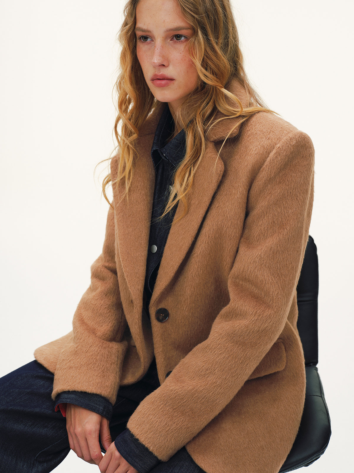 Blazer cintré en tweed
