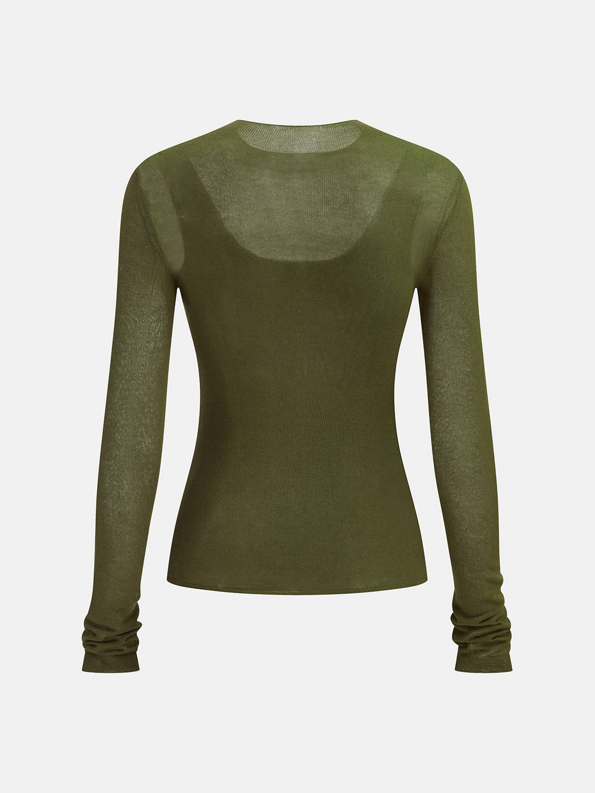 2-in-1 Langarm-Strickoberteil
