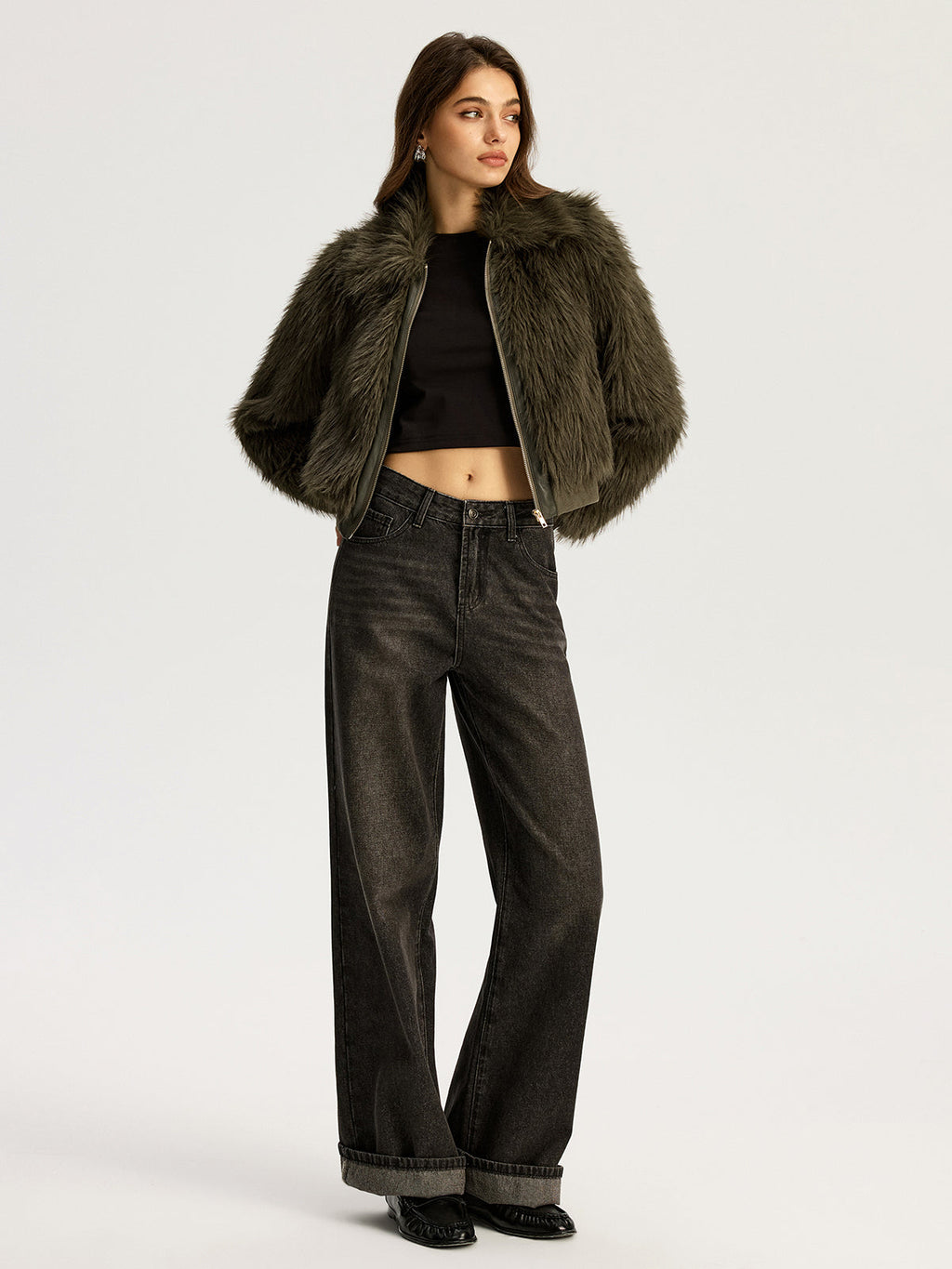 Faux Fur Jacket