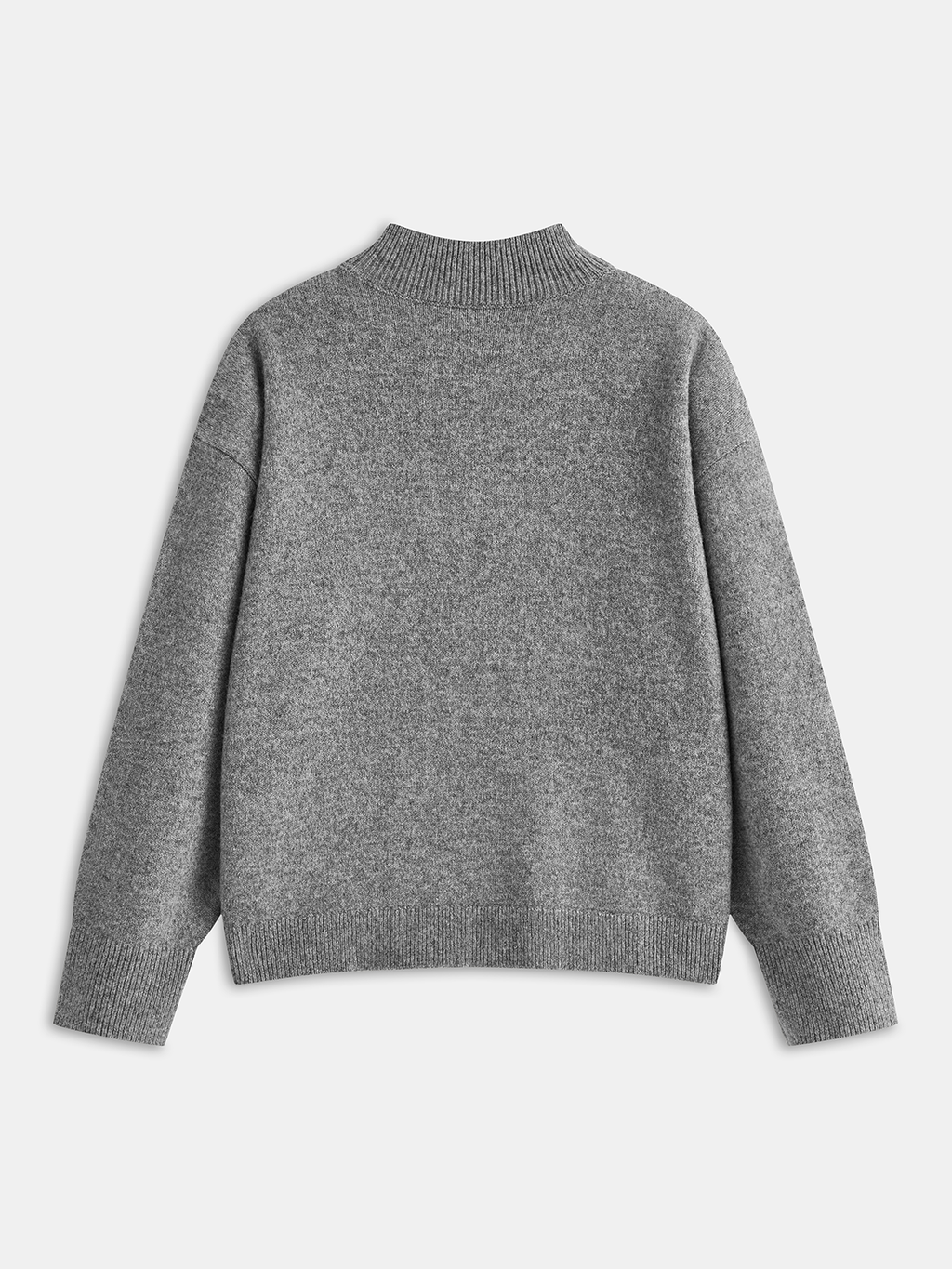 Langarmpullover mit Sternapplikation