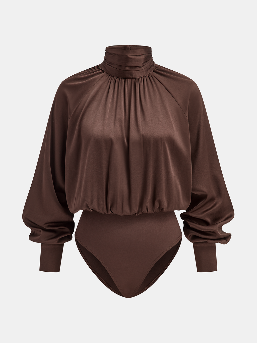 Body Col Roulé en Satin
