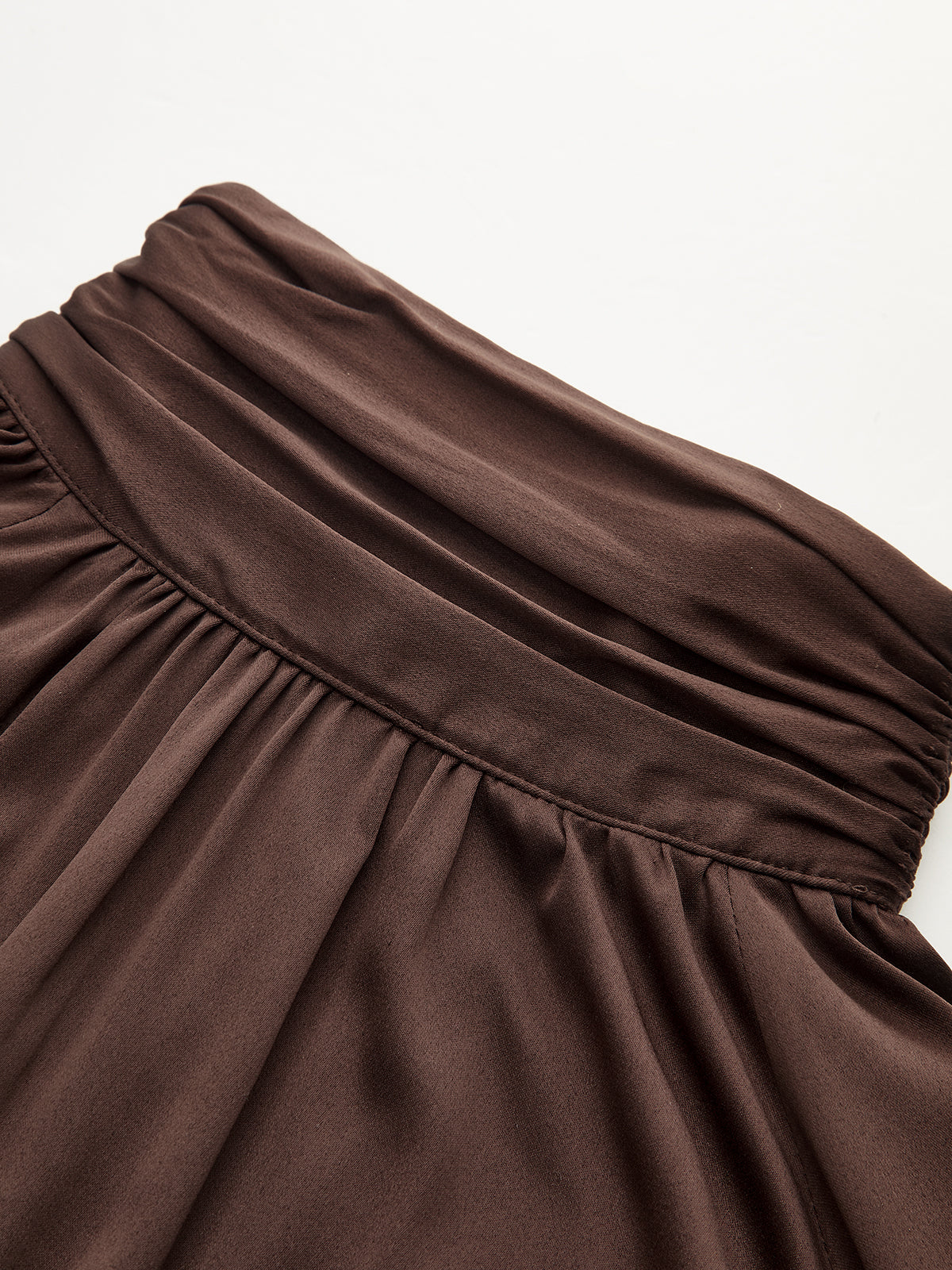 Body Col Roulé en Satin