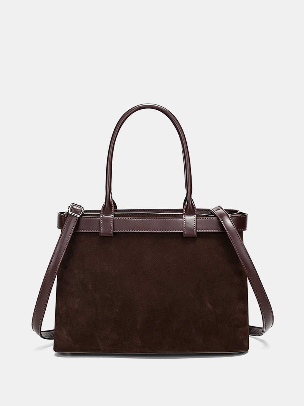 Sac cabas effet daim avec détail ceinture