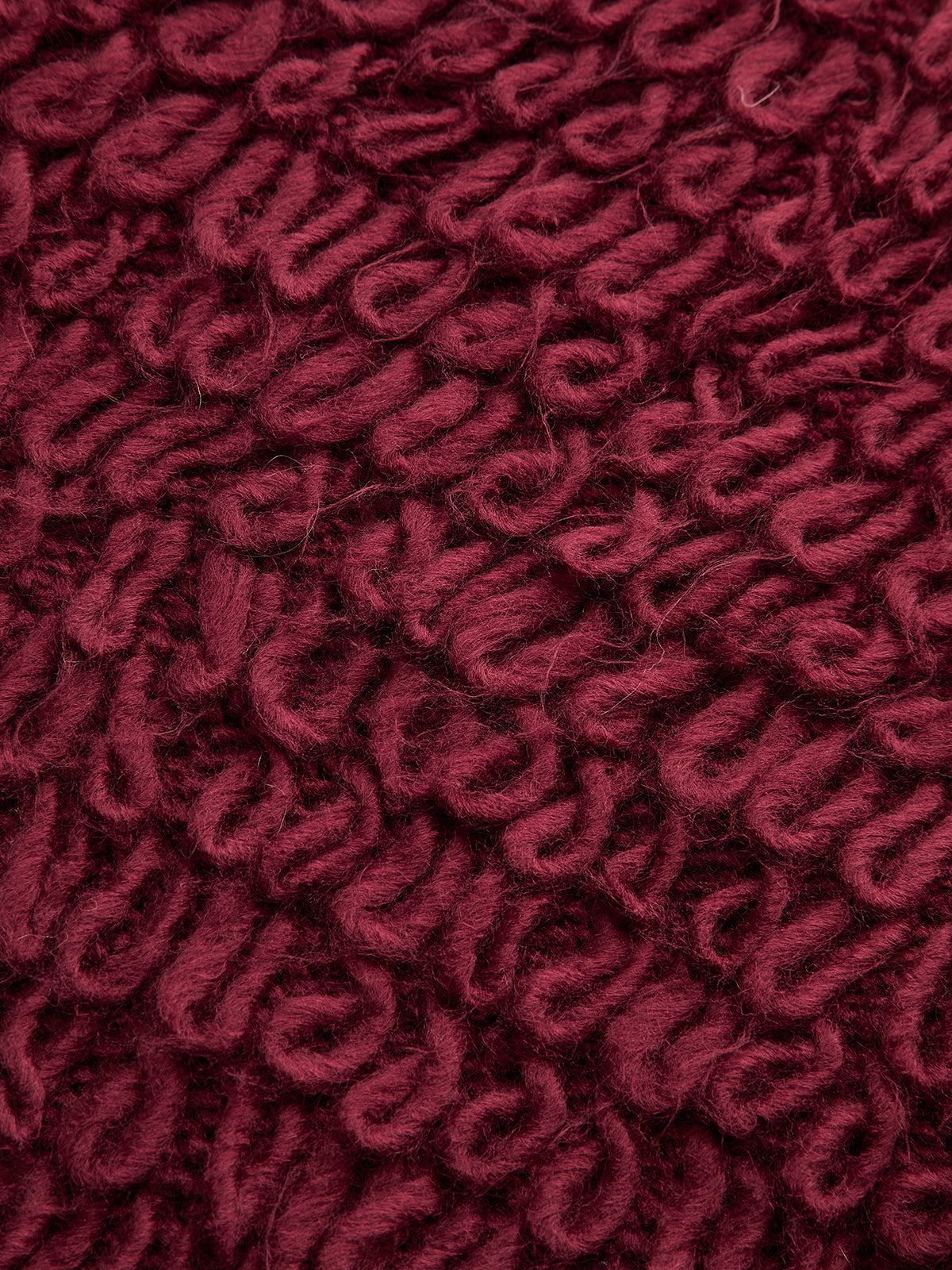 Mock Neck Fuzzy Knit Sweater
