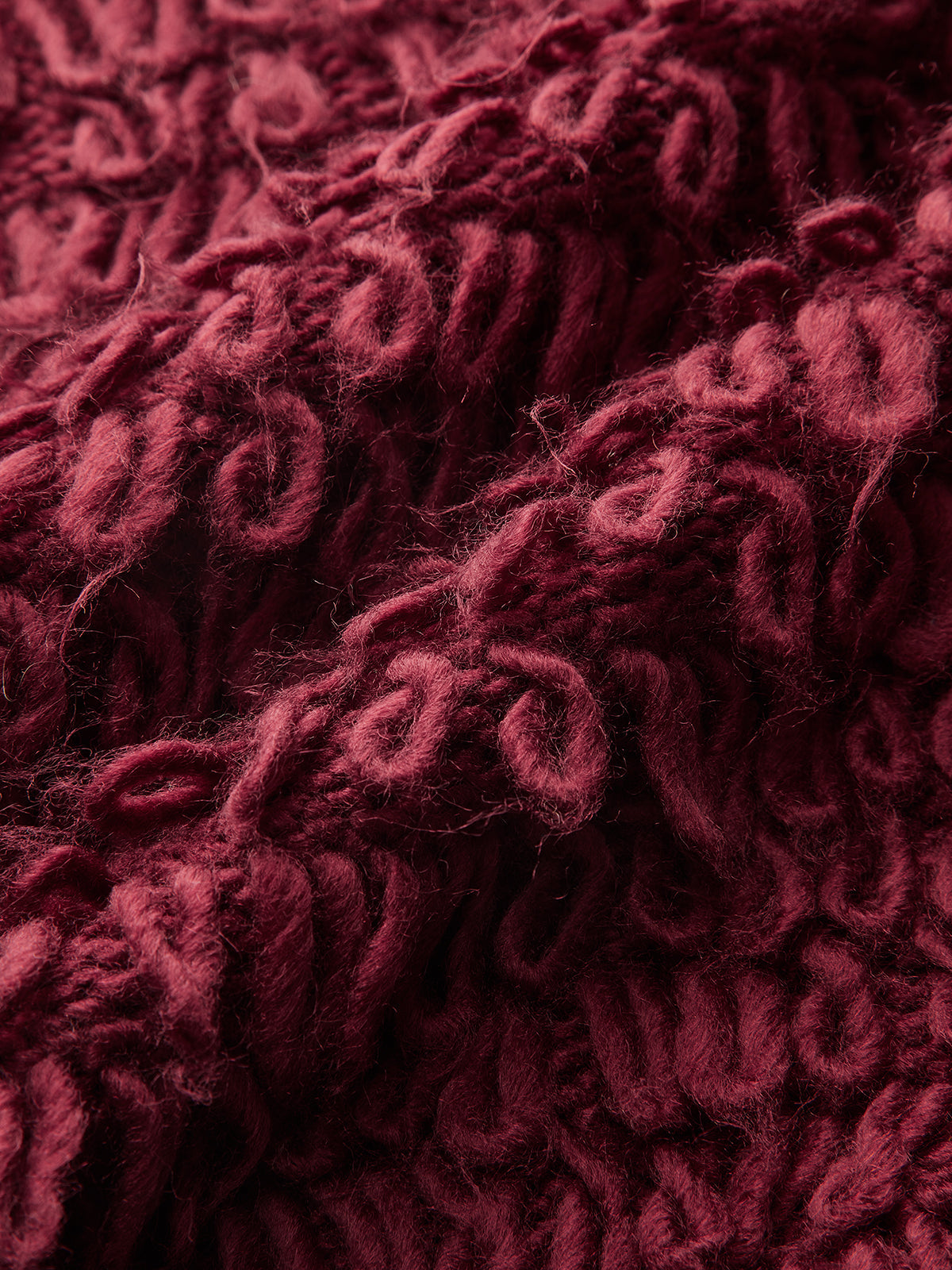 Mock Neck Fuzzy Knit Sweater