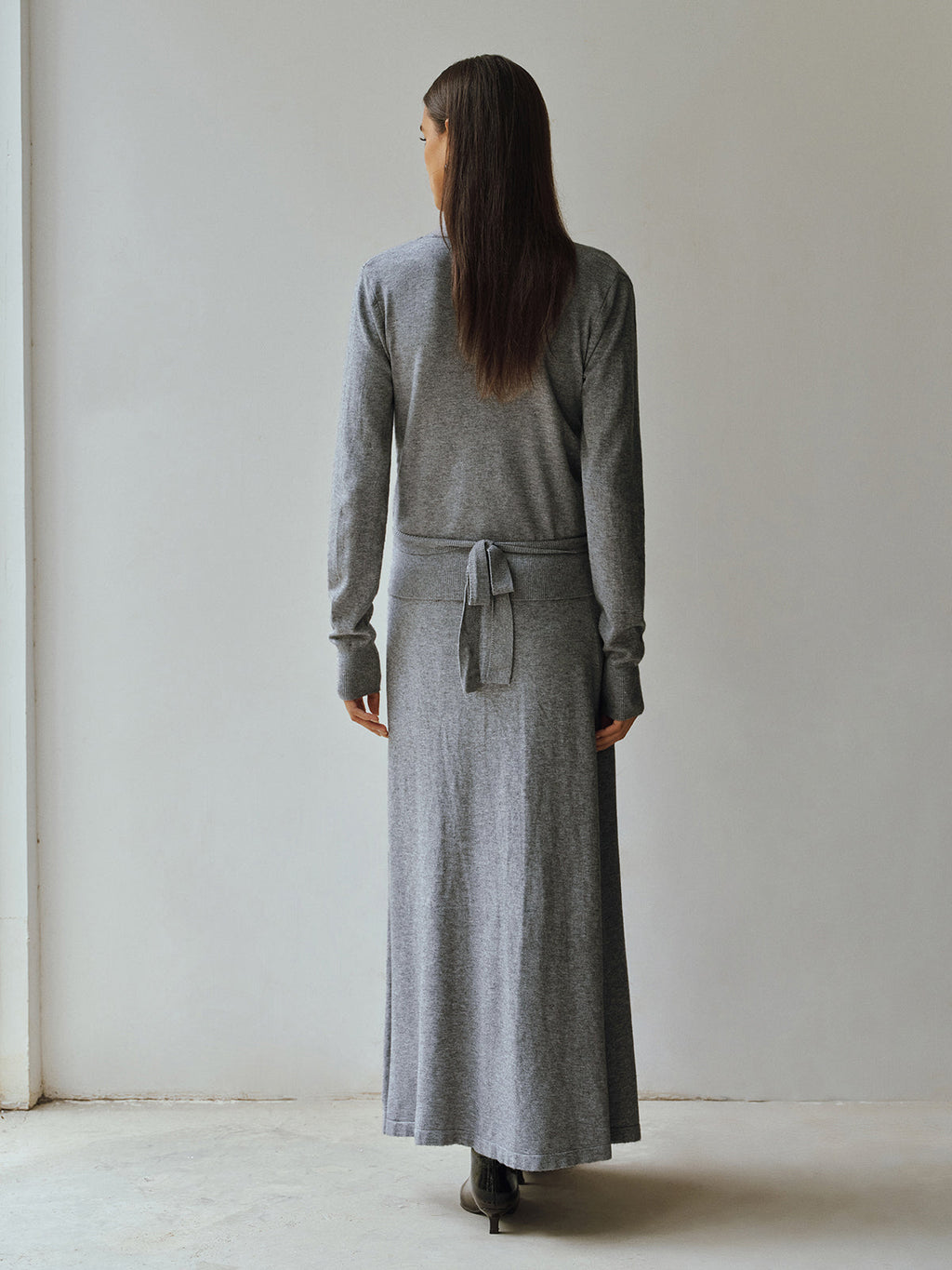 Knit Cut-Out Tie Waist Top and Skirt Set