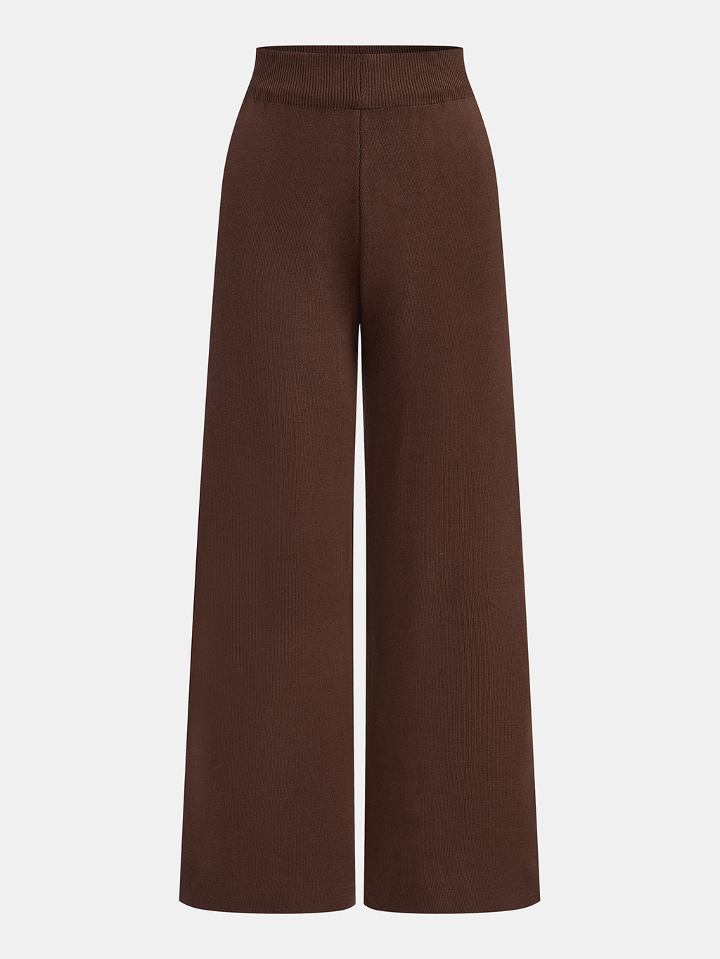 Three-Piece Knit Turtleneck Top Cardigan Pants Set