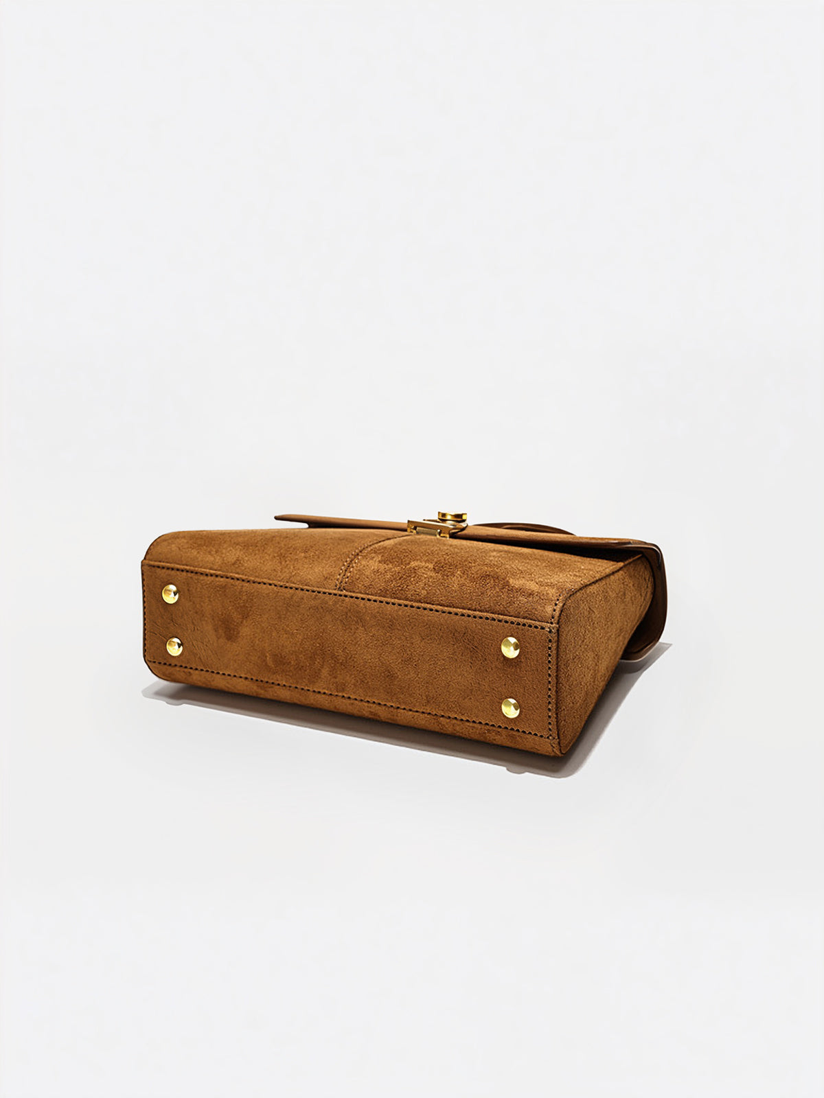 Sac porté main effet daim