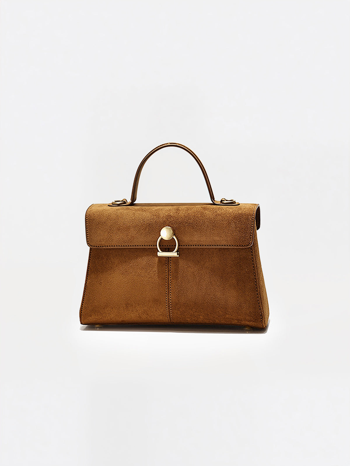 Sac porté main effet daim