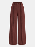 Plissierte Marlenehose mit mittlerer Bundhöhe