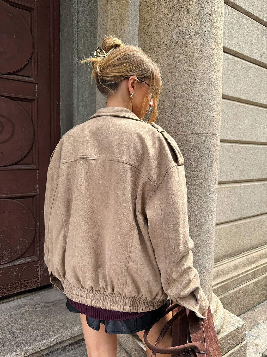 Veste utilitaire longue ample