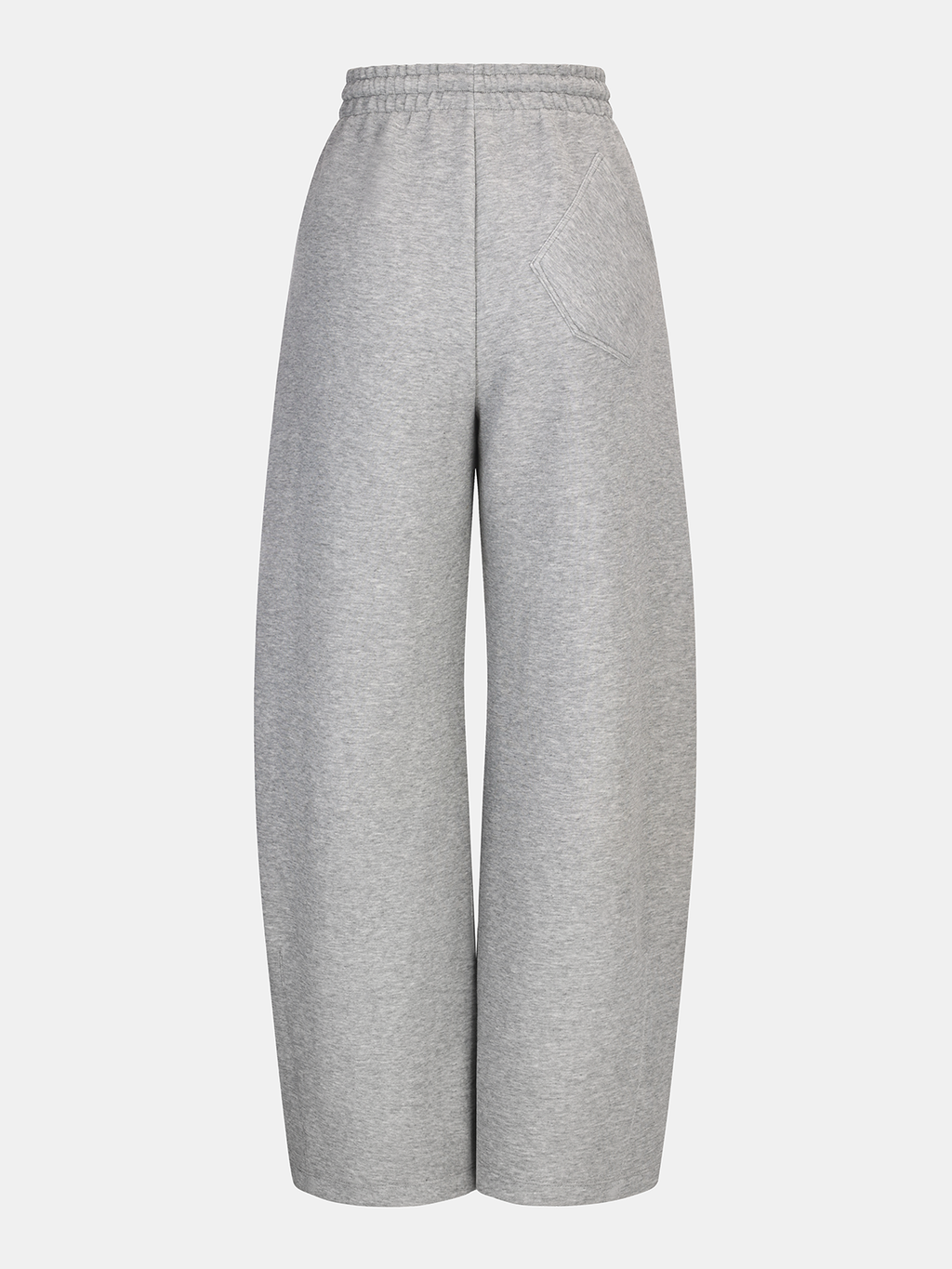 Sweatpants mit geschwungenem Bein und Kordelzug