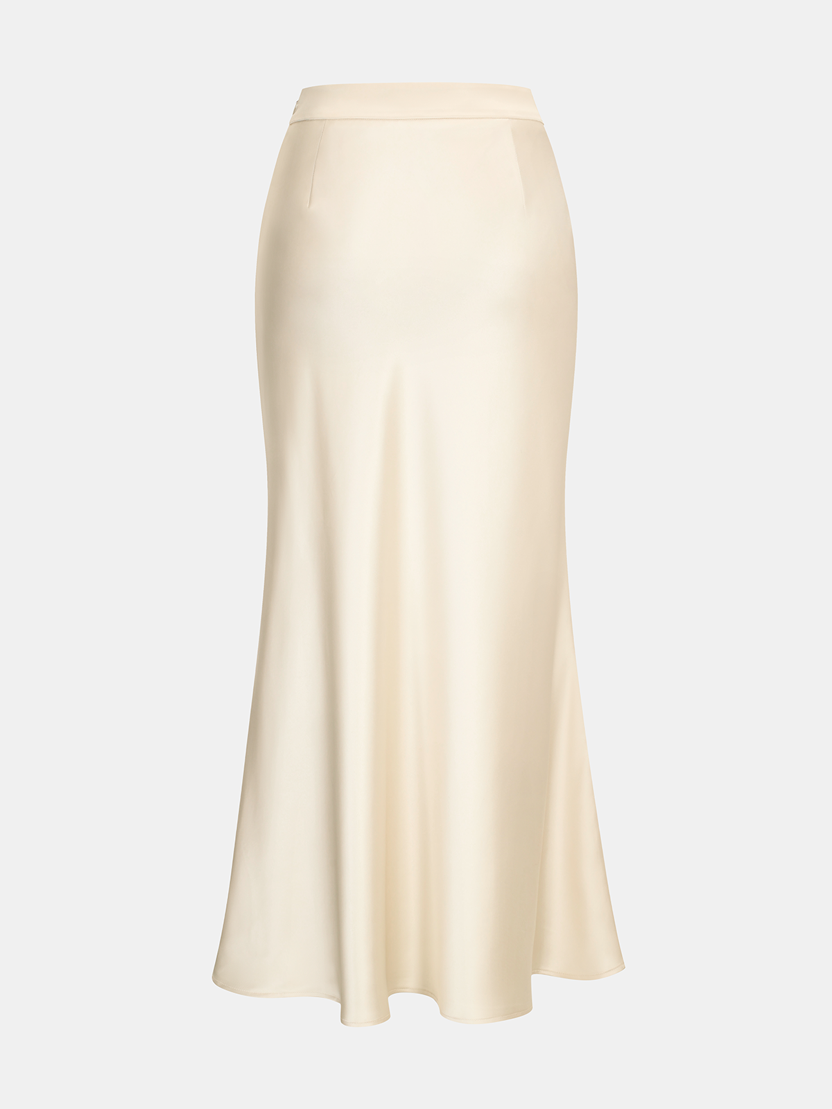 Ensemble jupe et haut drapé en satin