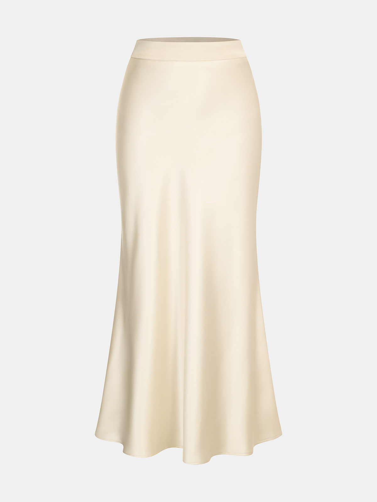 Ensemble jupe et haut drapé en satin