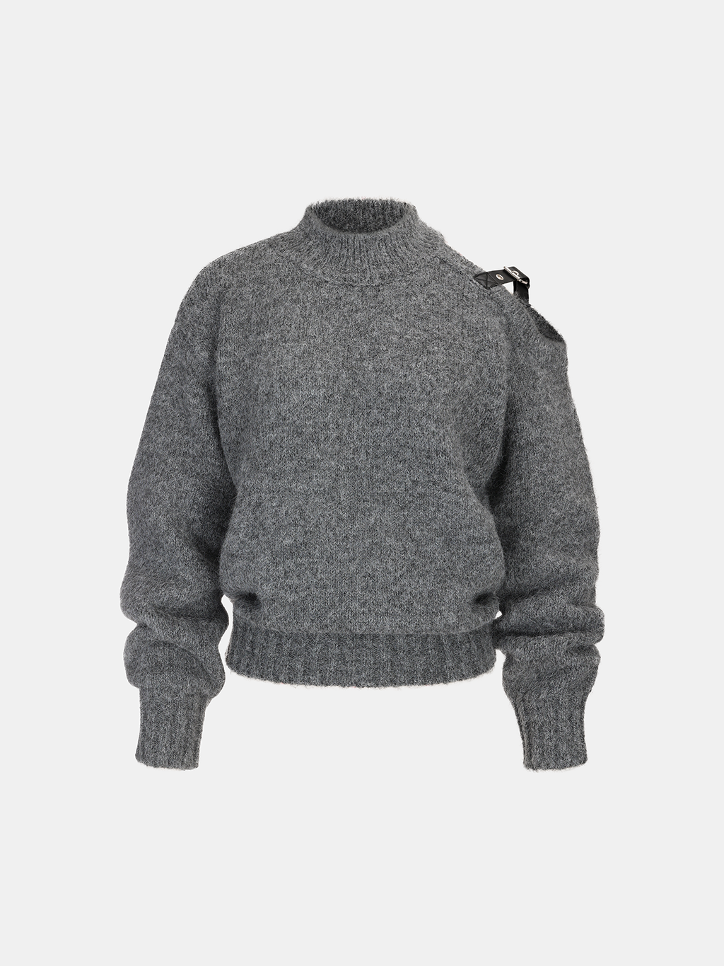 Pullover aus Wollmix mit Schnallendetail
