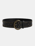 Ceinture large cloutée