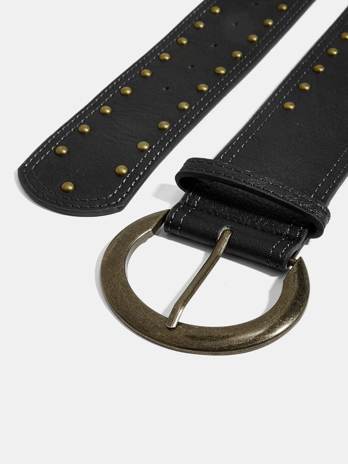 Ceinture large cloutée