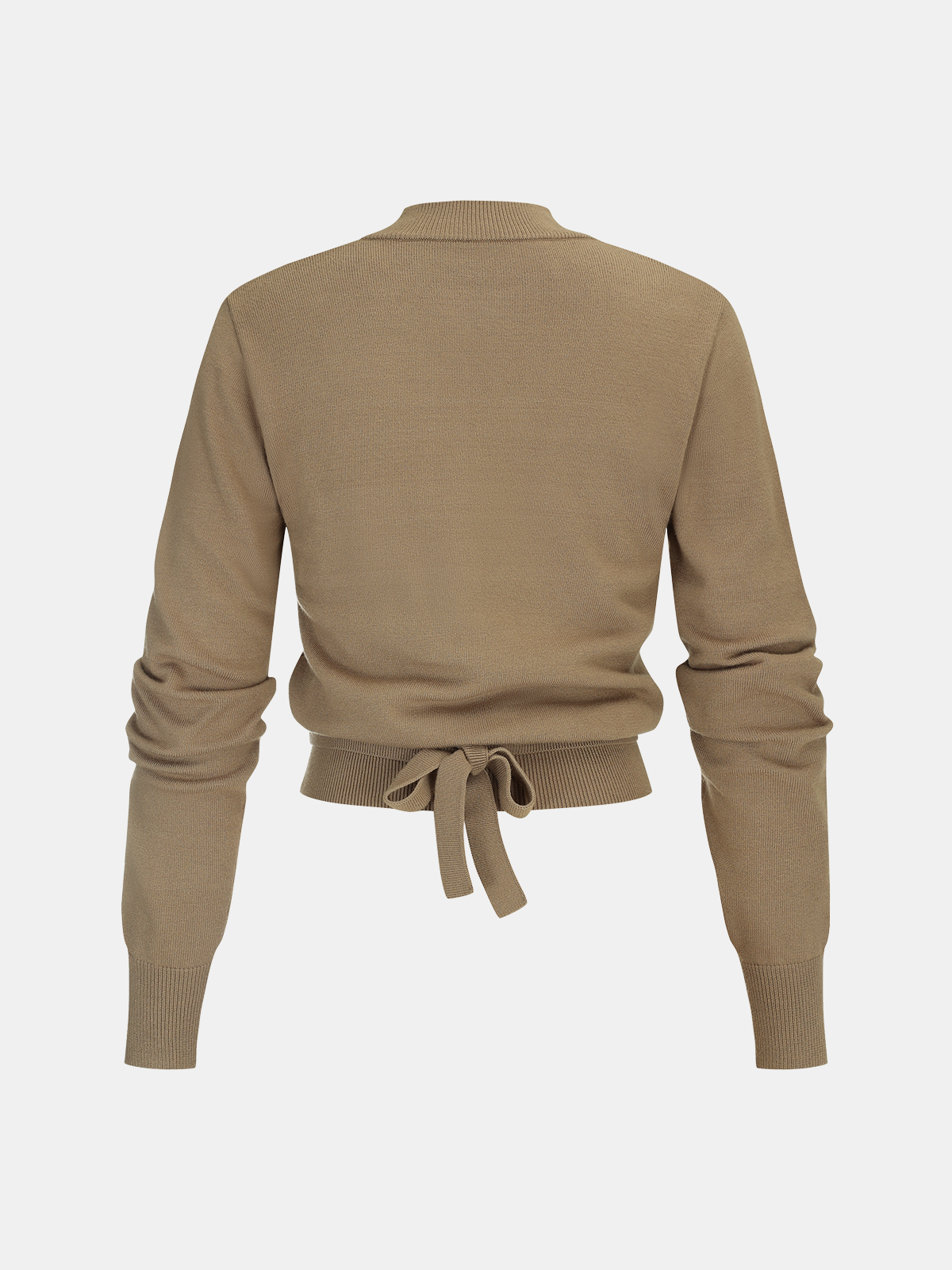 Pullover mit Cut-Out-Schultern und Bindedetail am Rücken