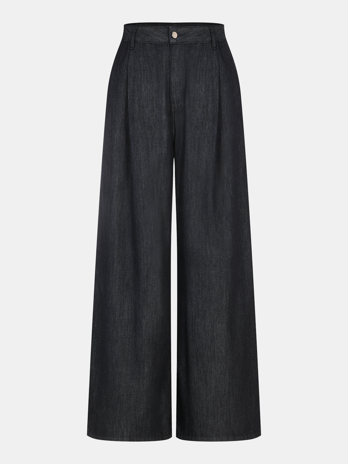 Jean taille haute extra long à jambe large