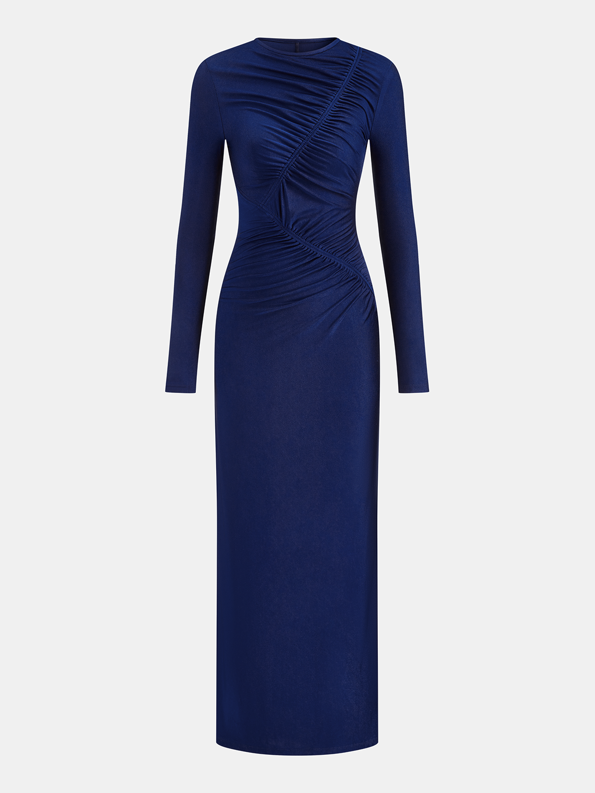 Raffiniertes Maxikleid mit langen Ärmeln
