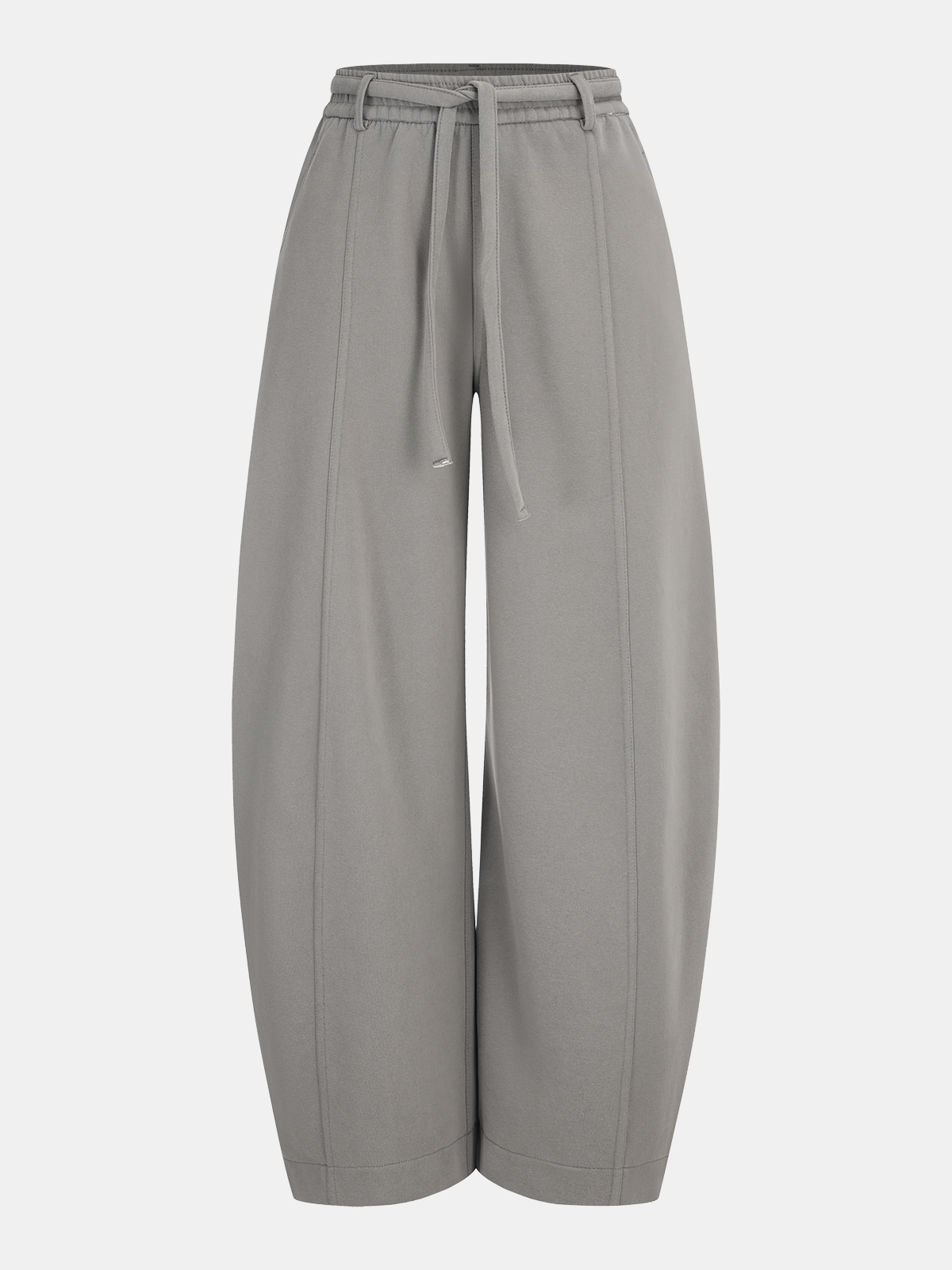 Sweatpants mit weitem Bein und mittlerer Bundhöhe