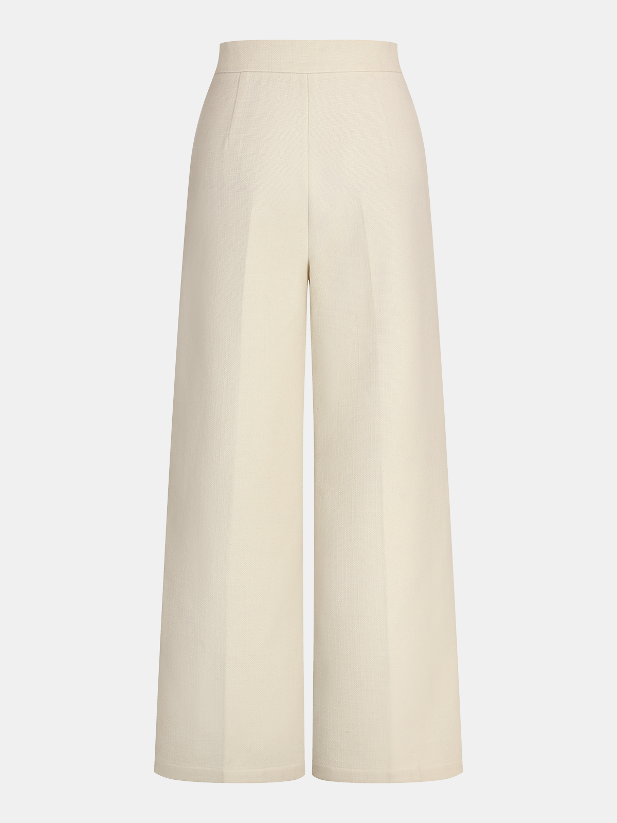 Pantalon droit taille mi-haute