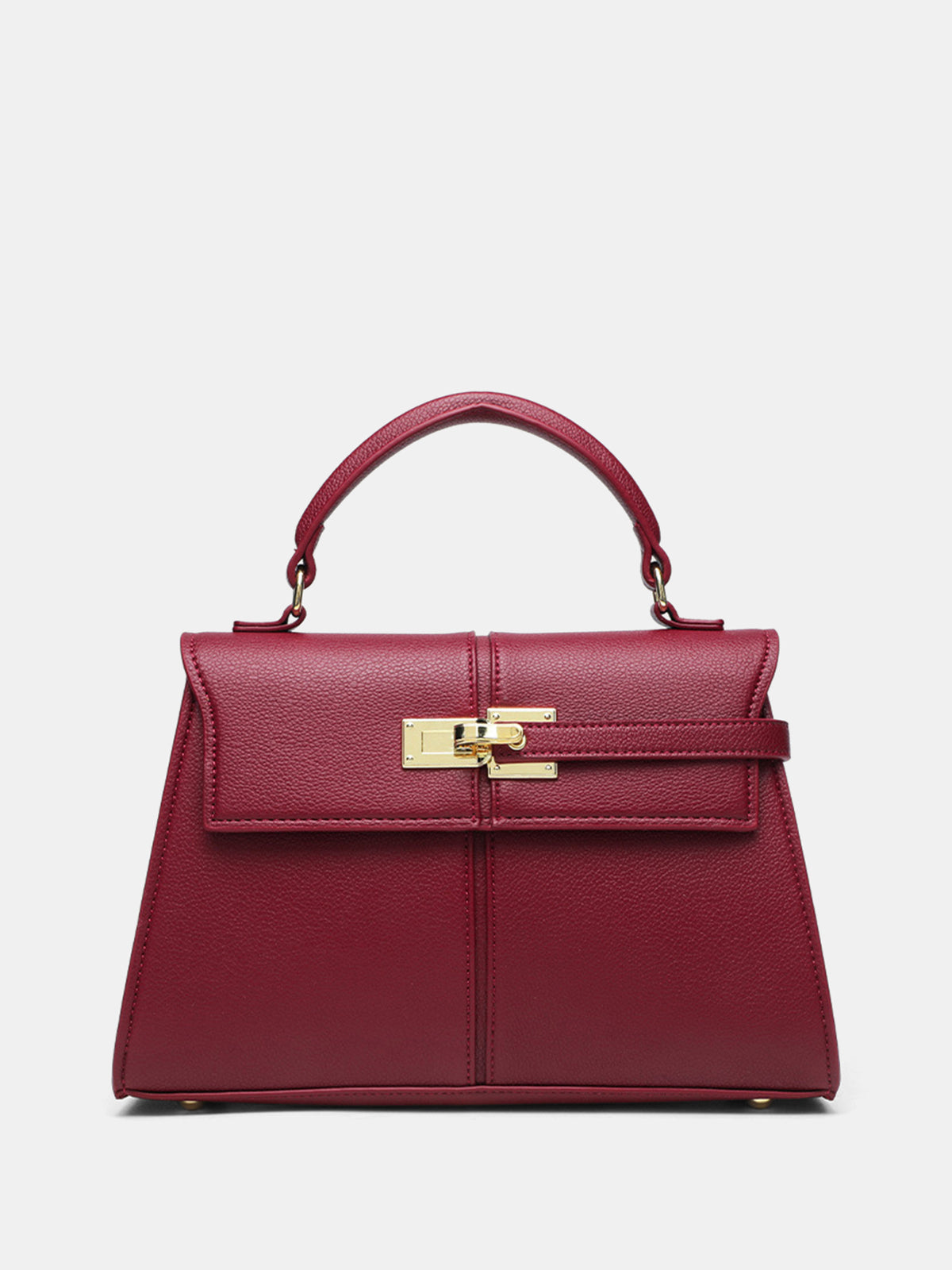 Sac à main en similicuir avec poignée supérieure