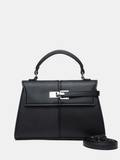Sac à main en similicuir avec poignée supérieure