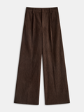 Corduroy Wide-Leg Pants