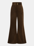 High-Waist Cord-Schlaghose